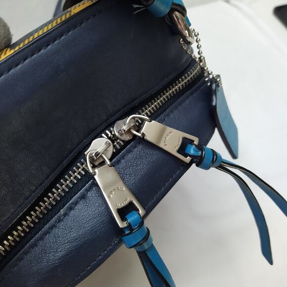 Coach Jordyn Multicolor Leather With Gingham Print Zipper Closure Backpack main image 8